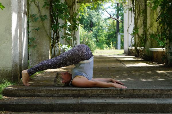 Bild zeigt: Asana Pflug - Halasana