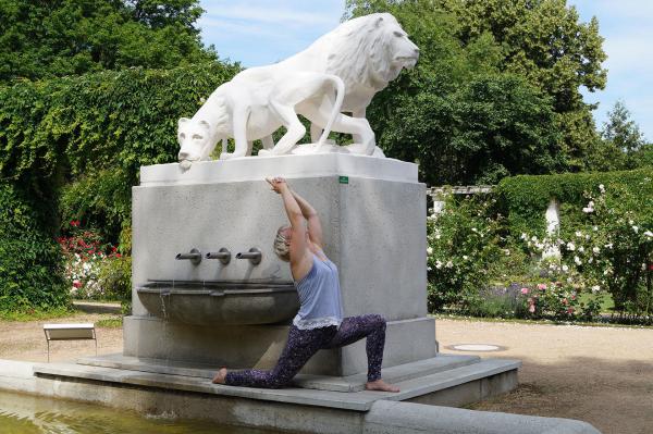 Bild zeigt: Asana Tiefer Ausfallschritt - Anjaneyasana